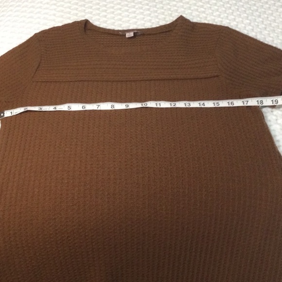 Remixmess Waffle Knit Mini Dress Short Sleeve Size S - Picture 8 of 9